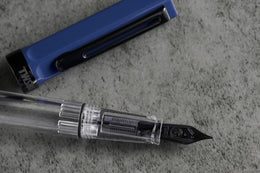 Twsbi ECO Fountain Pen - Slate Blue with Onyx