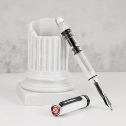 Twsbi ECO Fountain Pen - Carrara w/ Onyx