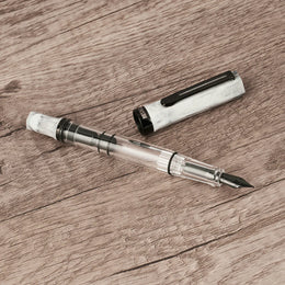 Twsbi ECO Fountain Pen - Carrara w/ Onyx