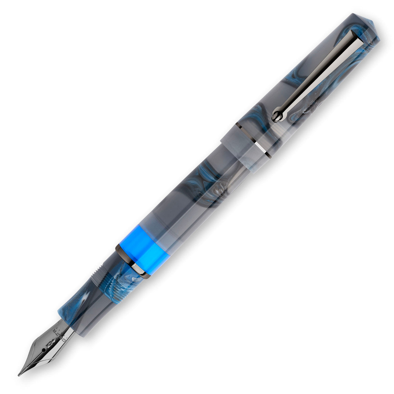 Delta Duna Fountain Pen - Grey Reflex