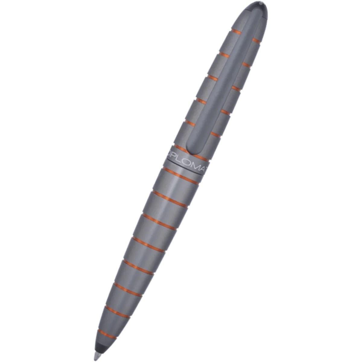 Diplomat Elox Ring Ballpoint - Grey/Orange