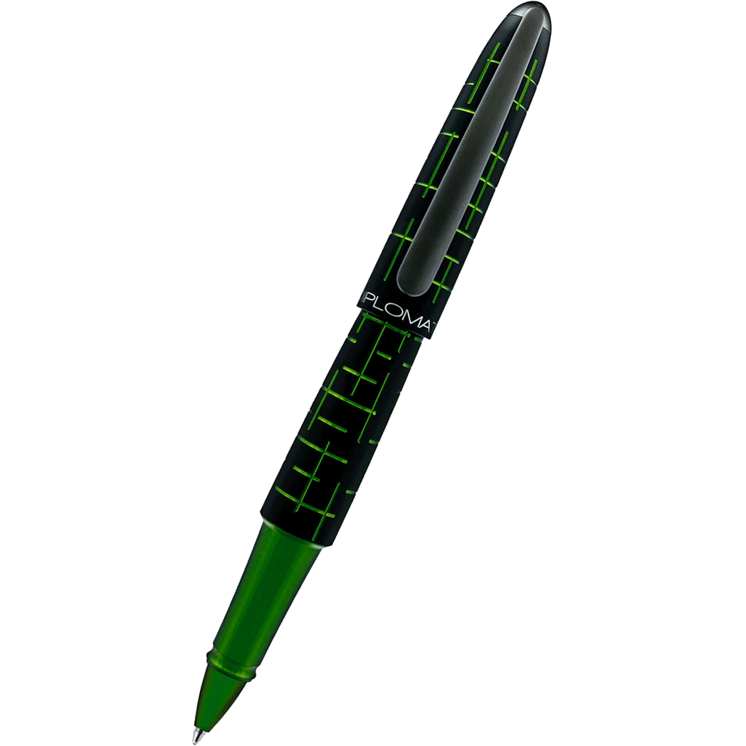 Diplomat Elox Matrix Rollerball - Black/Green