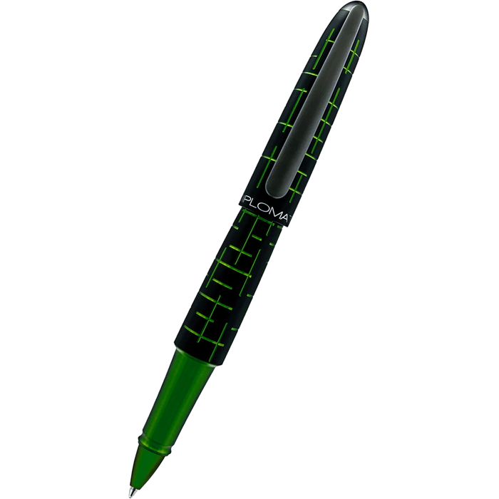 Diplomat Elox Matrix Rollerball - Black/Green