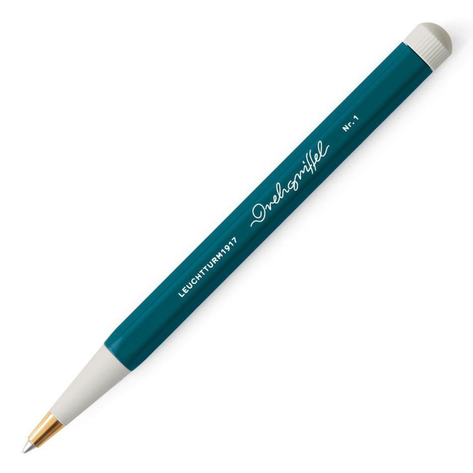 LEUCHTTURM1917 Drehgriffel Nr. 1, pen with black gel ink (d) - Pacific Green