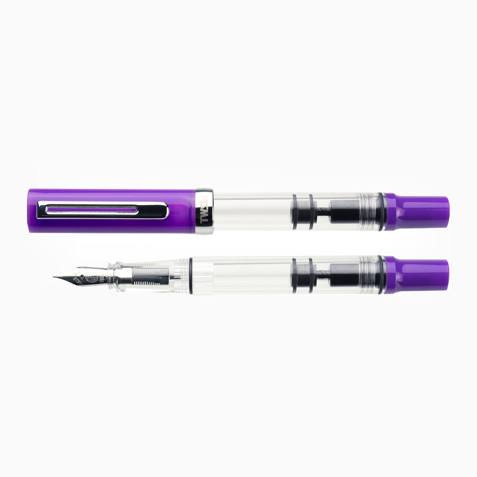 Twsbi ECO-T Fountain Pen - Eggplant Purple (d)