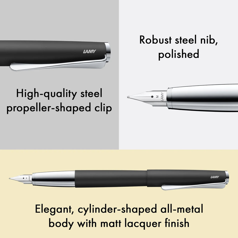 LAMY Studio Fountain Pen - Black