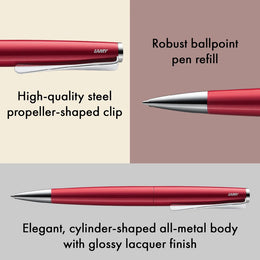Lamy Studio Ballpoint - Piano Red