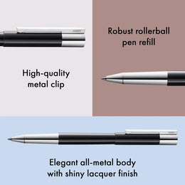 LAMY Scala Rollerball Pen - Piano Black