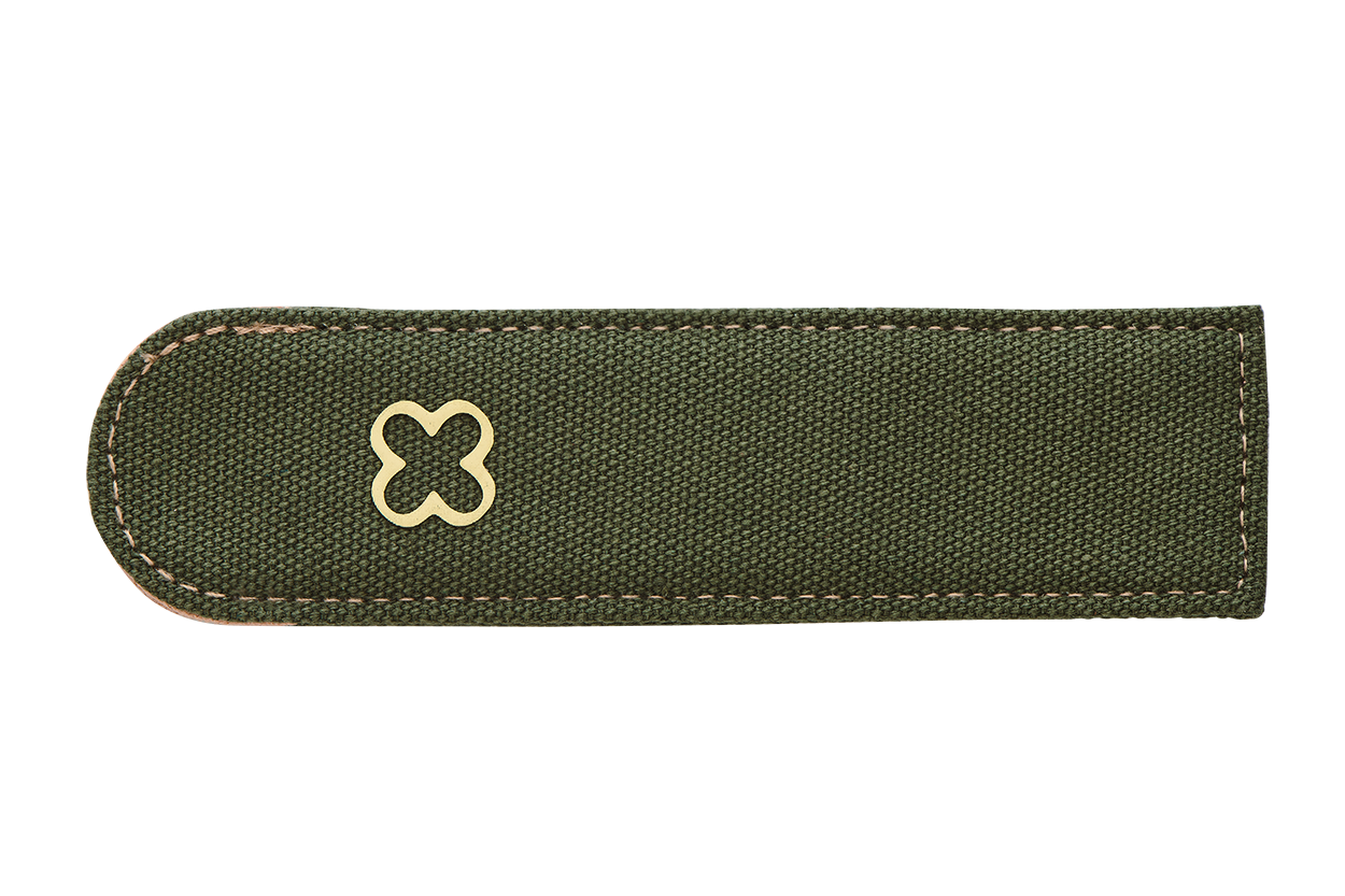 Esterbrook Pen Pocket Canvas Sleeve - Army Green