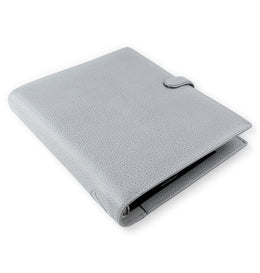 Filofax Finsbury A5 Leather Organizer - Slate Grey