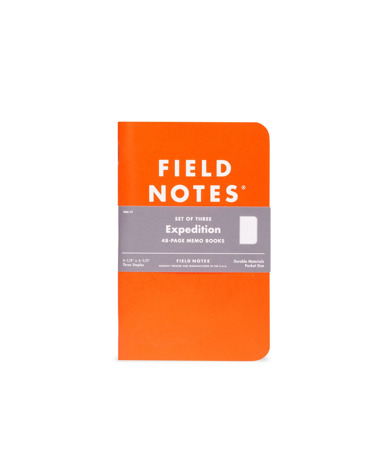 Field Notes Memo Books Orange Expedition Dot