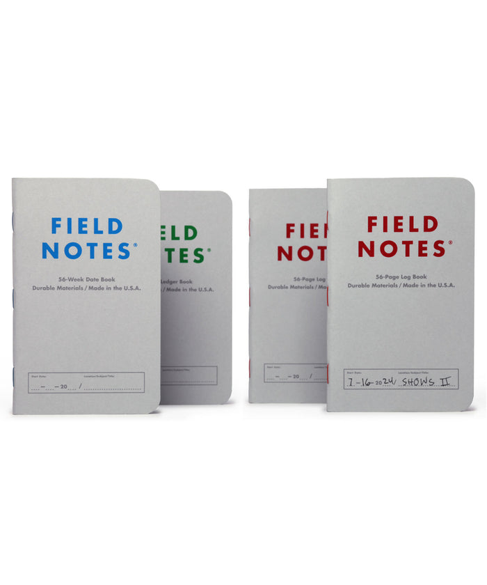 Field Notes Index: Log Book 2-Pack