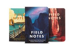 Field Notes National Parks Graph Paper Memo Books (Set of 3)