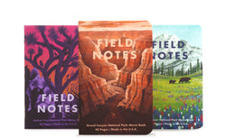 Field Notes National Parks Graph Paper Memo Books (Set of 3)