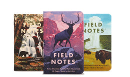 Field Notes National Parks Graph Paper Memo Books (Set of 3)