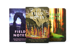 Field Notes National Parks Graph Paper Memo Books (Set of 3)