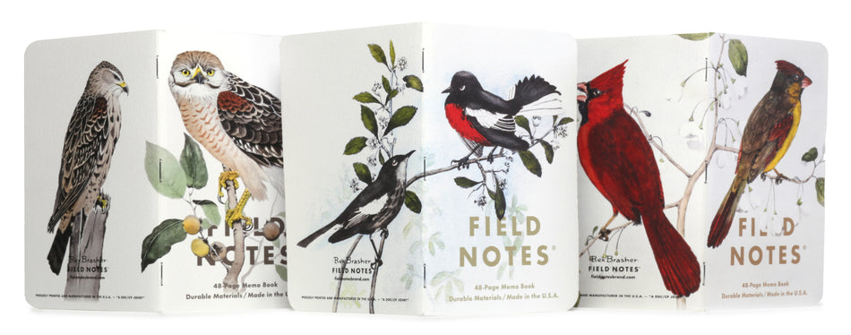 Field Notes Memo Books - Birds and Trees of North America - Pack C