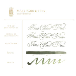 Ferris Wheel Press Fountain Pen Ink (38ml) - Moss Park Green