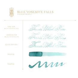 Ferris Wheel Press Fountain Pen Ink (38ml) - Blue Yosemite Falls