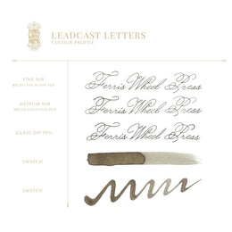 Ferris Wheel Press Fountain Pen Ink (38ml) - Leadcast Letters