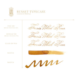 Ferris Wheel Press Fountain Pen Ink (38ml) - Russet Typecase
