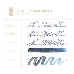 Ferris Wheel Press Fountain Pen Ink (38ml) - Bathurst Blue Denim