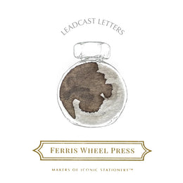 Ferris Wheel Press Fountain Pen Ink (38ml) - Leadcast Letters