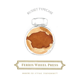 Ferris Wheel Press Fountain Pen Ink (38ml) - Russet Typecase