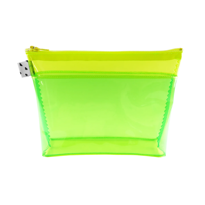 Kate Corn Yellow & Green Jelly Flat-Bottom Pouch