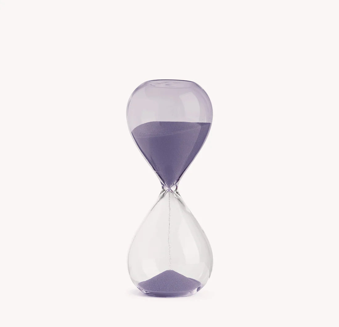 gry mattr Desktop Mini Hourglass - Violet (5 minutes)