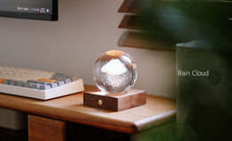 Gingko Amber Crystal Light - Rain Cloud