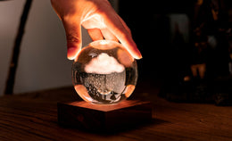 Gingko Amber Crystal Light - Rain Cloud