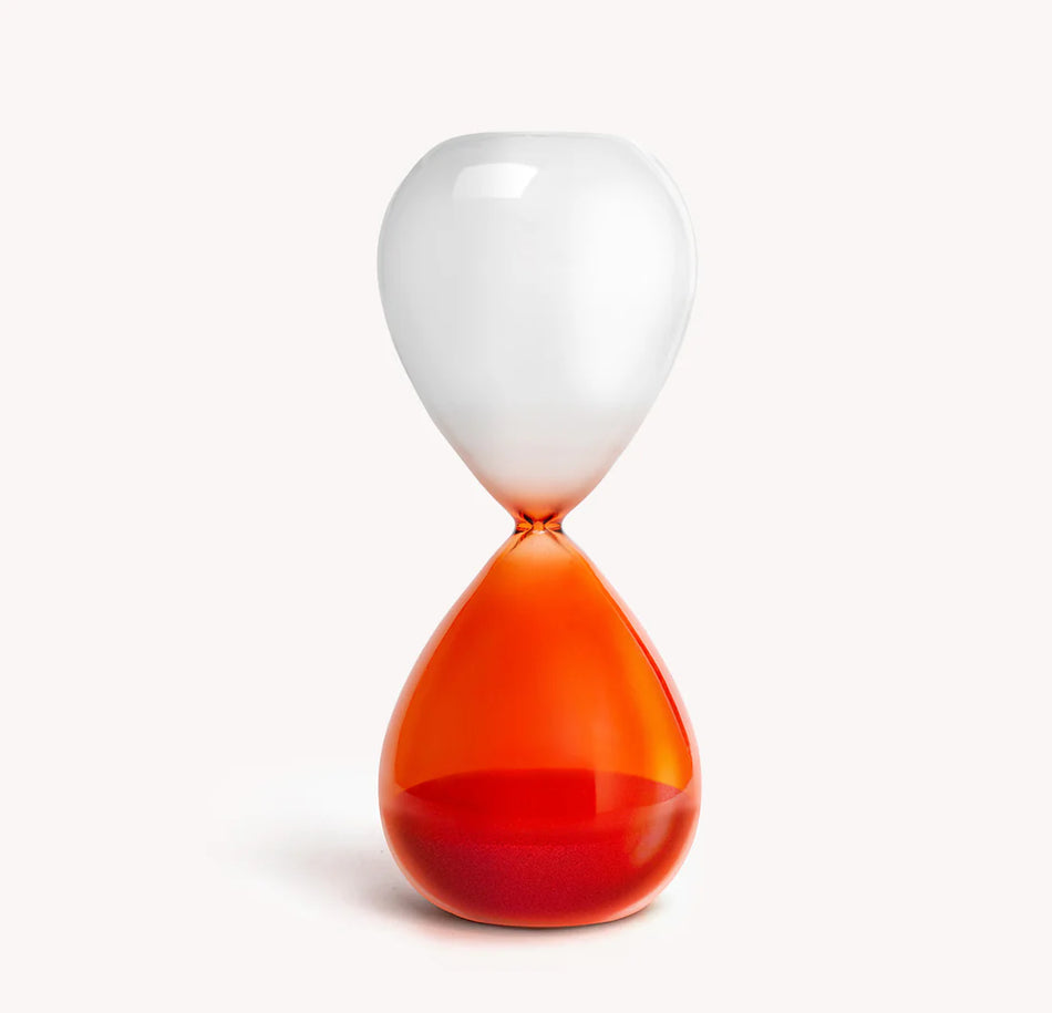 gry mattr Desktop Mini Hourglass - Poppy (5 minutes)