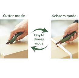 Kokuyo HAKOAKE 2 Way Portable Scissors - Orange