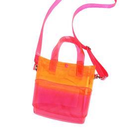 Kate Corn Pink & Orange Handle Bag