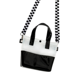 Kate Corn Black & White Handle Bag