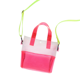 Kate Corn Pink & White Handle Bag