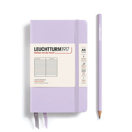 LEUCHTTURM1917 Notebook Hardcover Pocket (A6), 187 pages, Ruled - Lilac