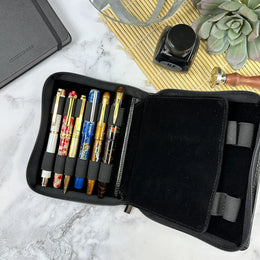 Girologio 12 Slot Zipper Pen Case - Royal Cobalt