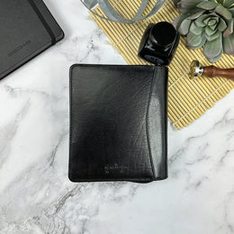 Girologio 12 Slot Zipper Pen Case - Black