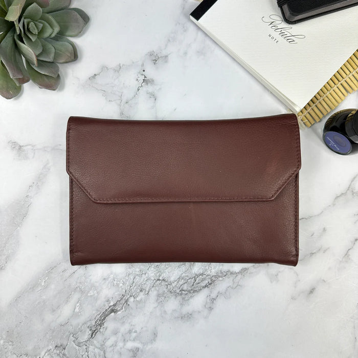 Girologio Pen Clutch (12 Slots) - Antique Brown