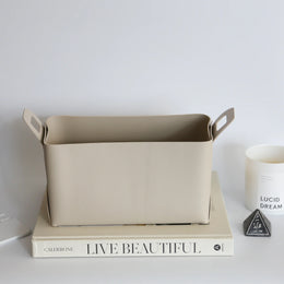 Zora Botanica Foldable Storage Basket - Oatmeal