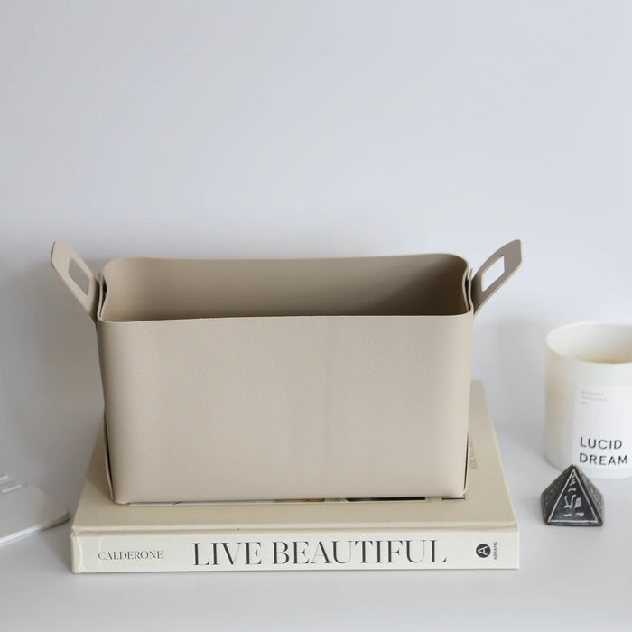 Zora Botanica Foldable Storage Basket - Oatmeal