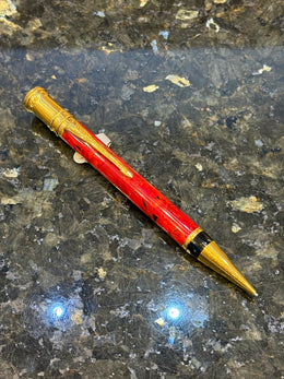 Parker Duofold Red Marble Pencil - PRE-LOVED