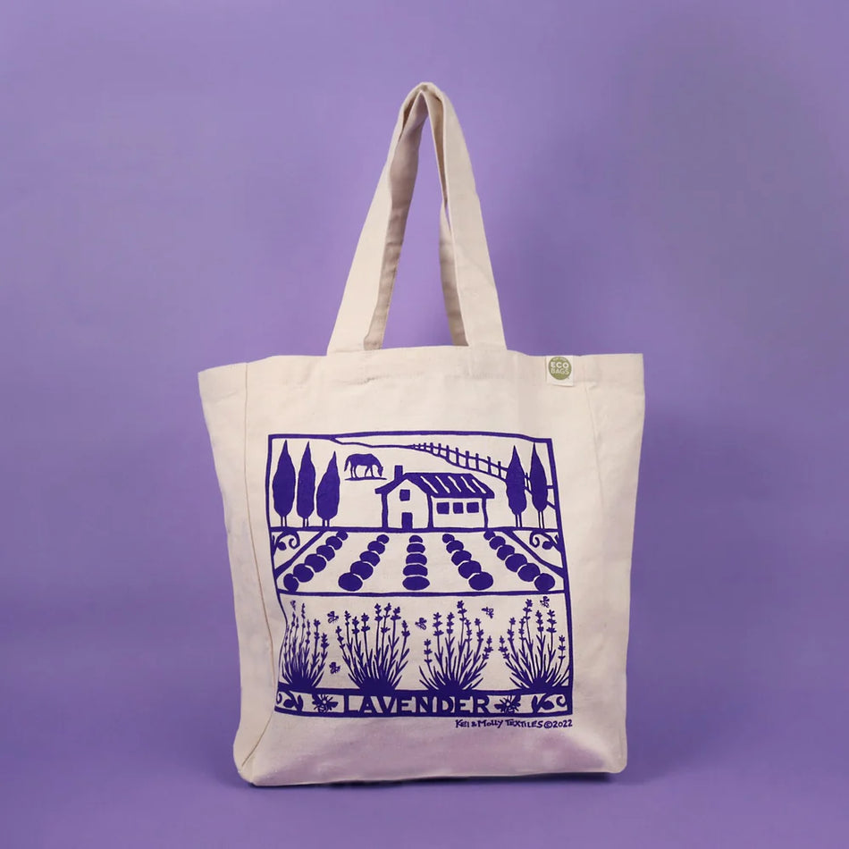 Kei & Molly Tote- Lavender Farm