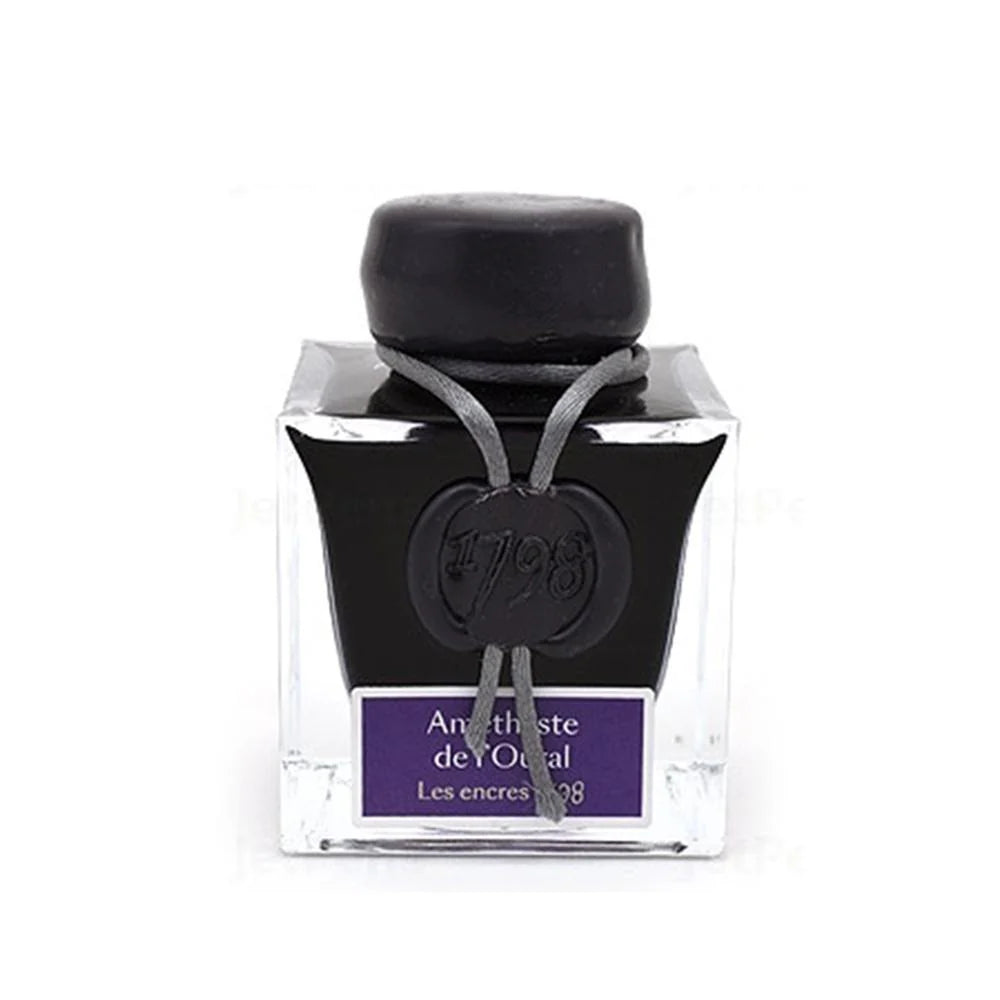 J. Herbin 1798 Collection Bottled Ink 50ml - Amthyste de l'Oural (Ural Mountain Amethyst)