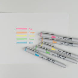 Pilot KIRE-NA Hightlighter Set (5 Traditional Colors)