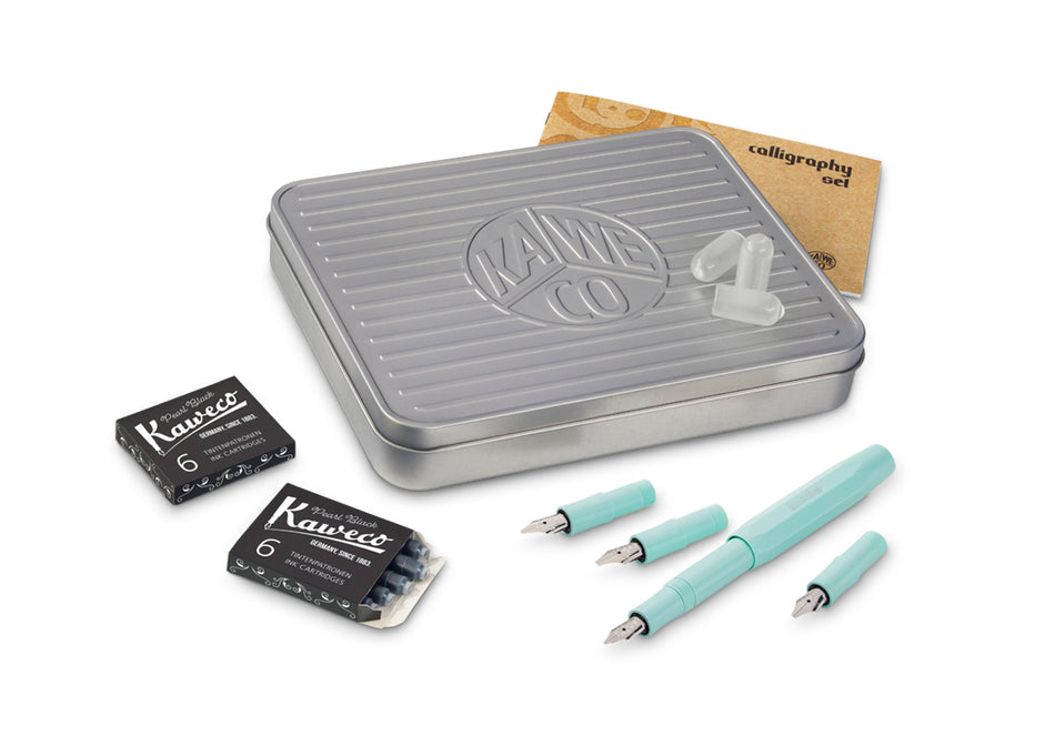Kaweco Calligraphy Fountain Pen Set - Mint