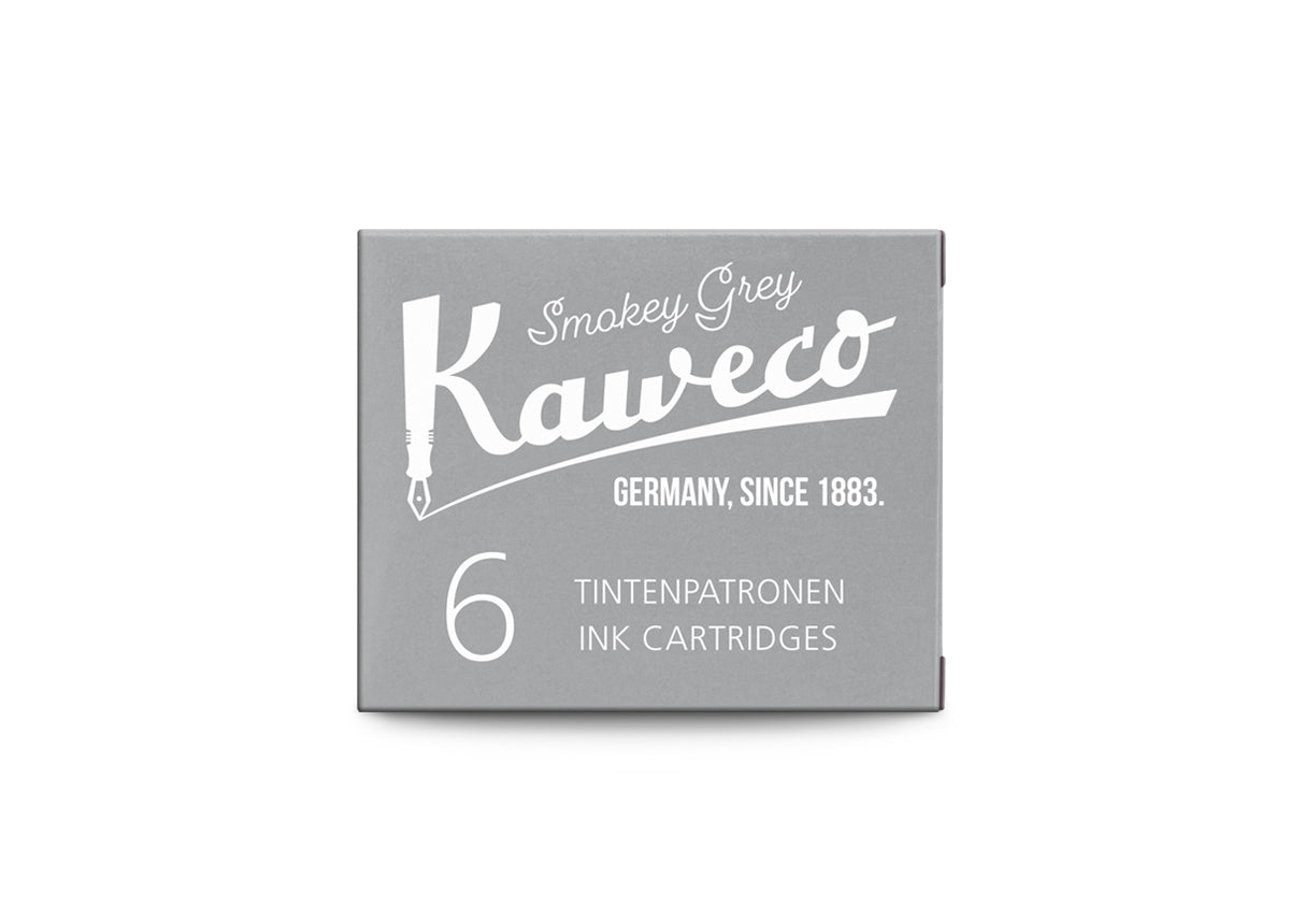Kaweco Ink cartridges 6 pieces smokey grey