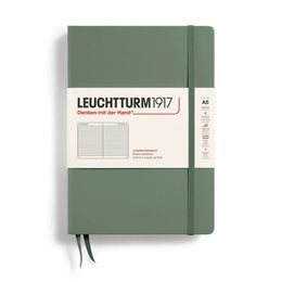 LEUCHTTURM1917 HC Notebook, Medium (A5), 251 p., Ruled - Olive Green